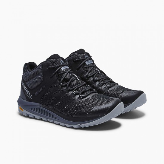 Merrell Nova 2 Mid Waterproof Wide Width Black Men