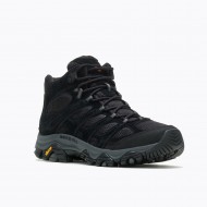 Merrell Moab 3 Mid Wide Width Black Night Men