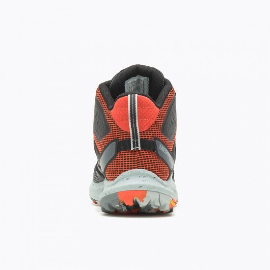 Merrell Nova 3 Mid GORE-TEX Wide Width Black/Tangerine Men